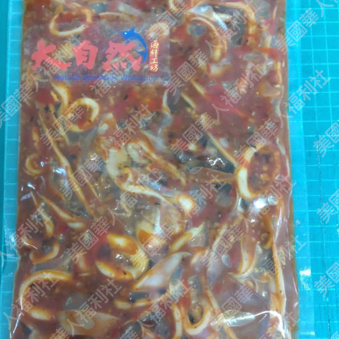 【大自然海鮮工坊】醬爆魷魚 500g/ 包；20包/ 40包 兩種組合可選